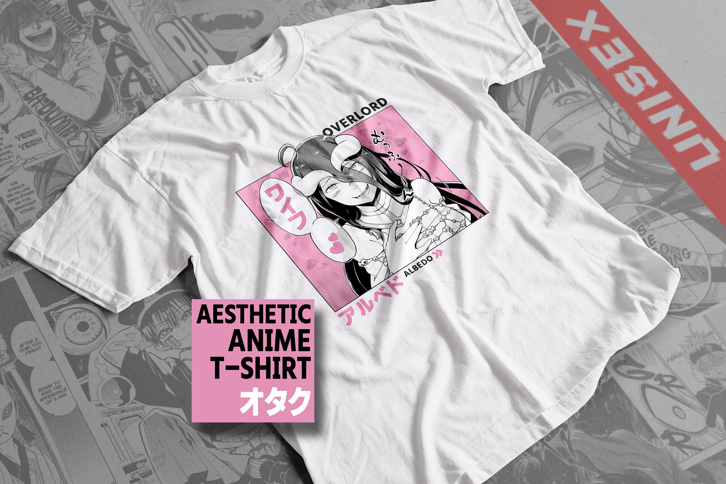 Overlord Albedo Unisex Anime Shirt Over Lord Light Novel Etsy