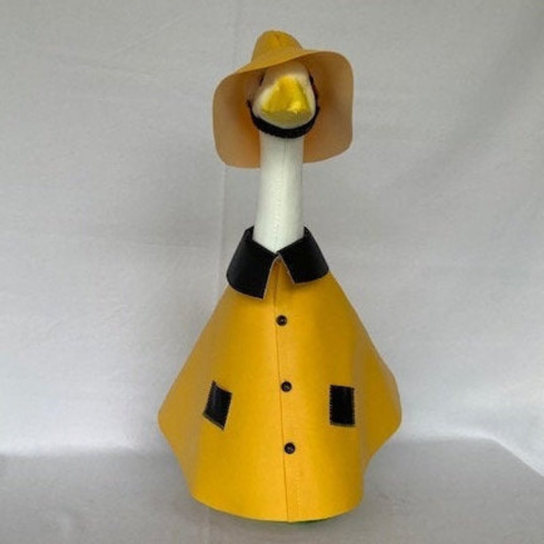 Goose Outfit yellow Raincoat Lawn Goose Clothes Fits 23 to - Etsy