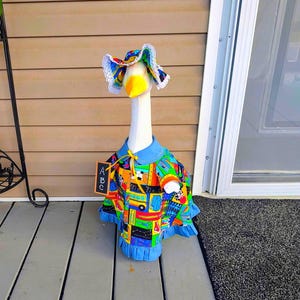 Back to School Goose Outfit with Chalkboard - Fits 23-25&quot; Yard Goose