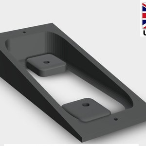 Angle mount for ring pro video doorbell 20 degrees wedge up down made in the uk