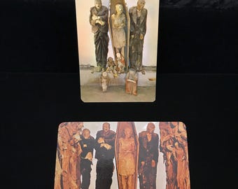 PAAR Guanajuato-postkaarten mummies//vintage mummiepostkaarten//Mexicaanse mummiepostkaarten//Macabere vintage ansichtkaarten//groteske postkaarten