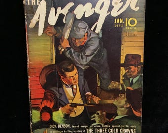 De Wreker - Vintage pulpmagazine uit de jaren 40