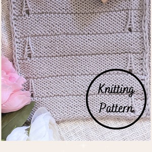 Knitting PATTERN: Summer in Paris Dishcloth