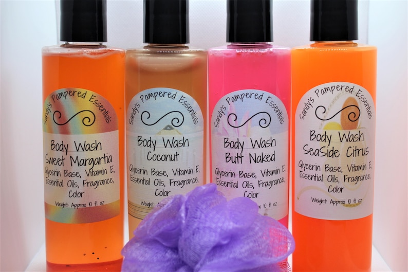 Natural Body Wash Peach Body Wash Peach Mango Body Wash Etsy