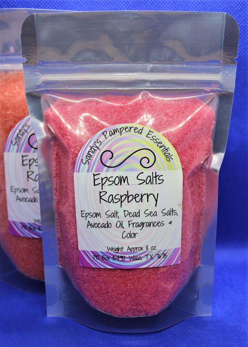 Scented Epsom Salts Epsom Salt Bath Epsom Salt Soak Epsom Etsy