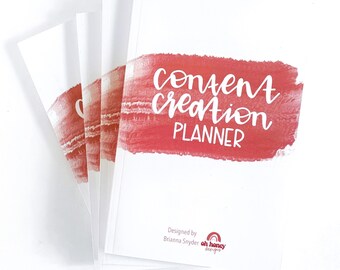 Digital Creator Social Media Content Planner