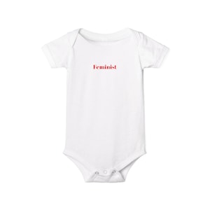 Feminist Onesie, Baby Romper, Gender Equality Bodysuit, Empowering Infant Outfit, Activist Jumpsuit, Baby Feminism Apparel