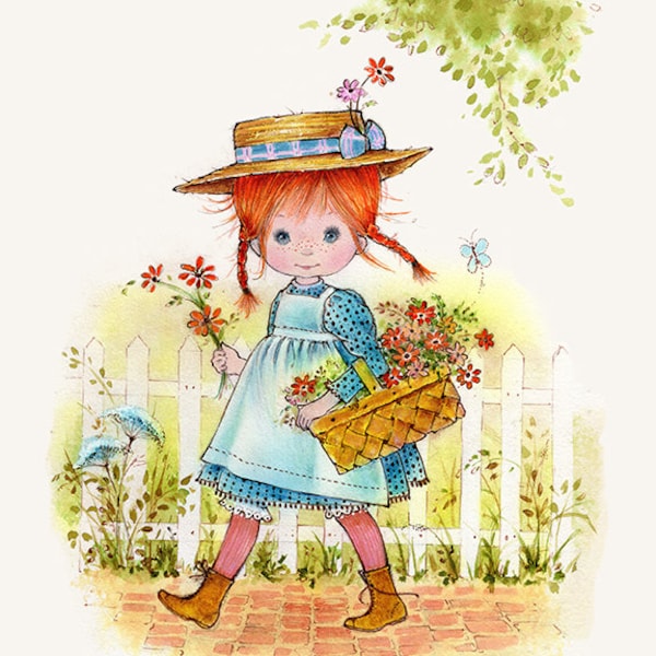 Strolling Along - Cute and Kitschy Print