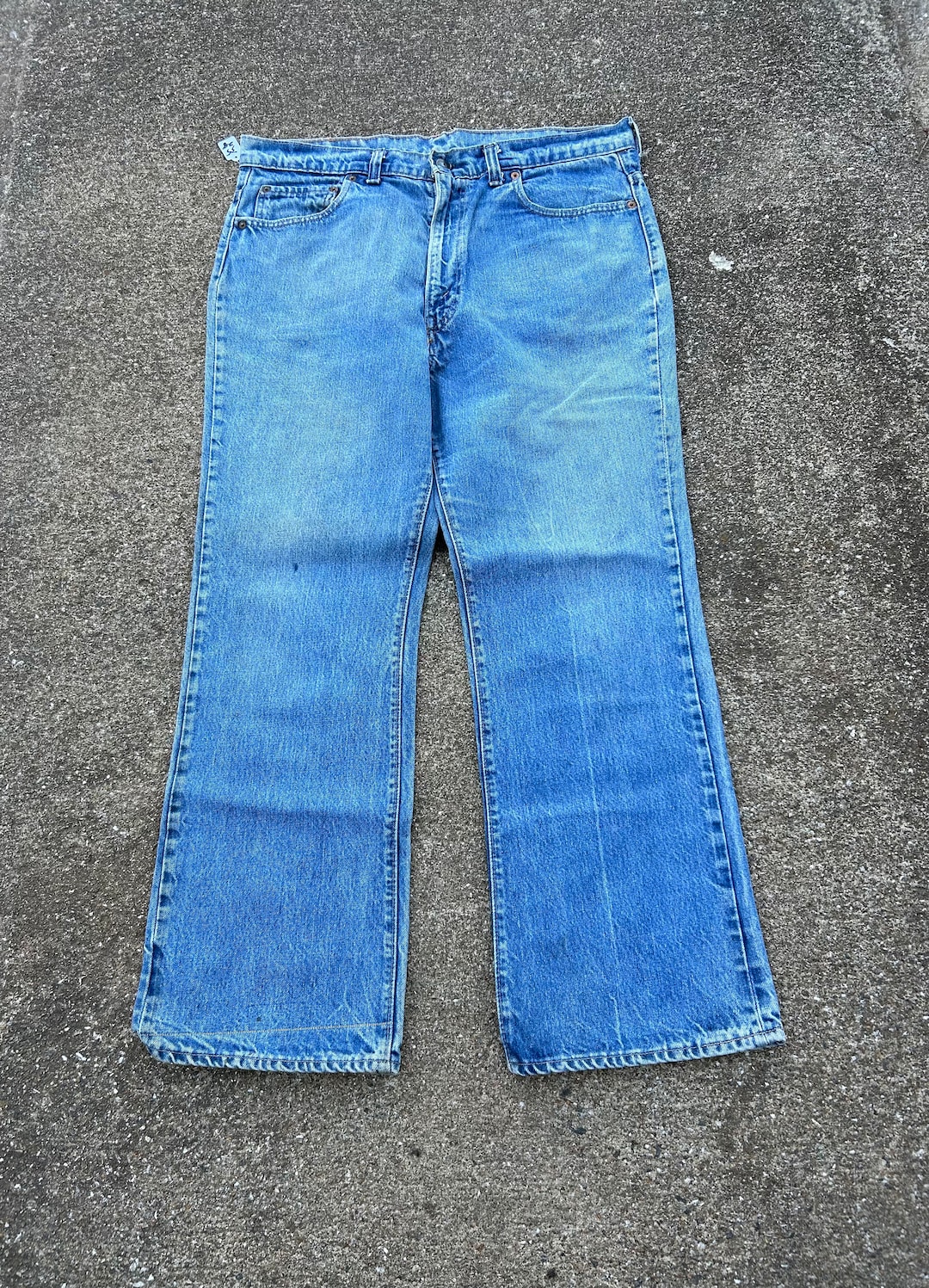 Vintage 70s 80s 517-0217 35x28(tag 38x30) 100% Cotton Denim Jeans