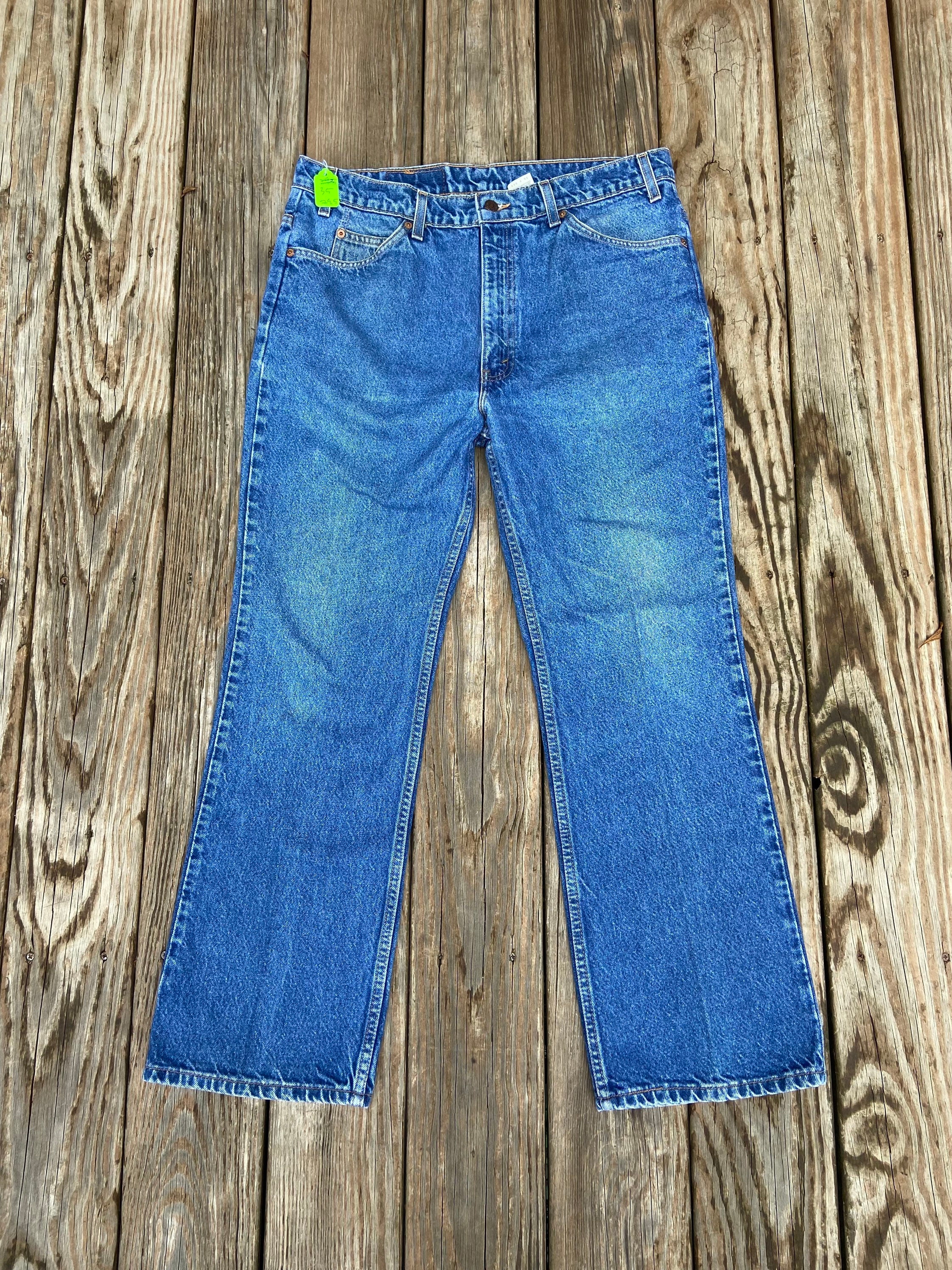 Vintage 517 Orange Tab  Levis Denim Jeans. Made in - Etsy Sweden