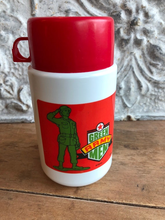 Thermos Green Army Men Food/drink Container With Mug 