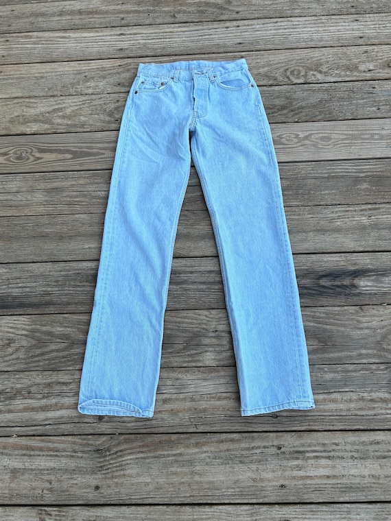 swanLevis 501XX ジーンズ6501-0111 90s 80s Vintage Levis 501XX Jeans ONE WASH 6501-0111 For Women 30x38
