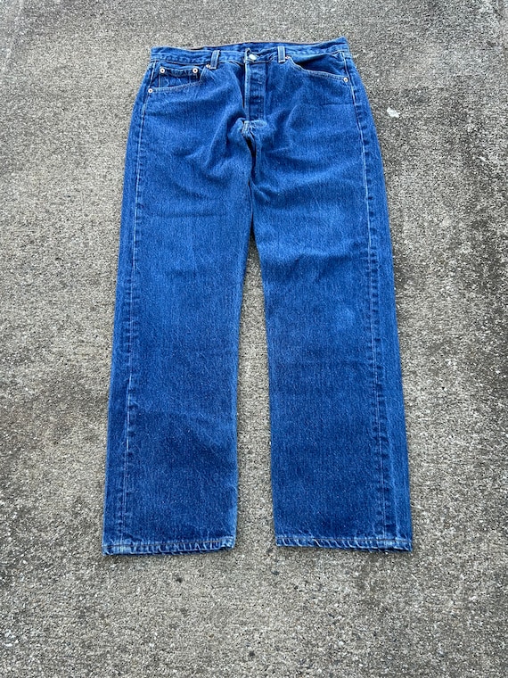 パンツ LEVIS Vintage Clothing 90s USA S501XX 90s Vintage Levi's 501XX Denim Pants in Blue, W32/L36