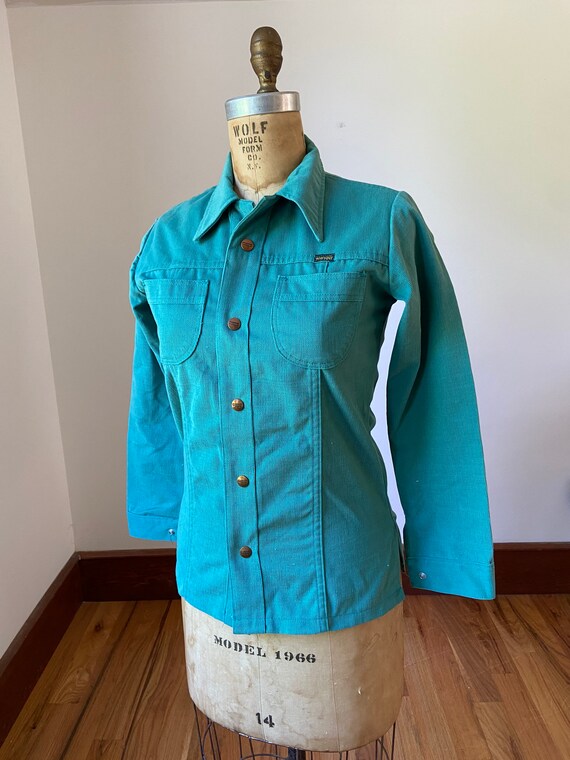 80s 90s Womens Wrangler Corduroy Jacket. Sea Green Color. - Etsy