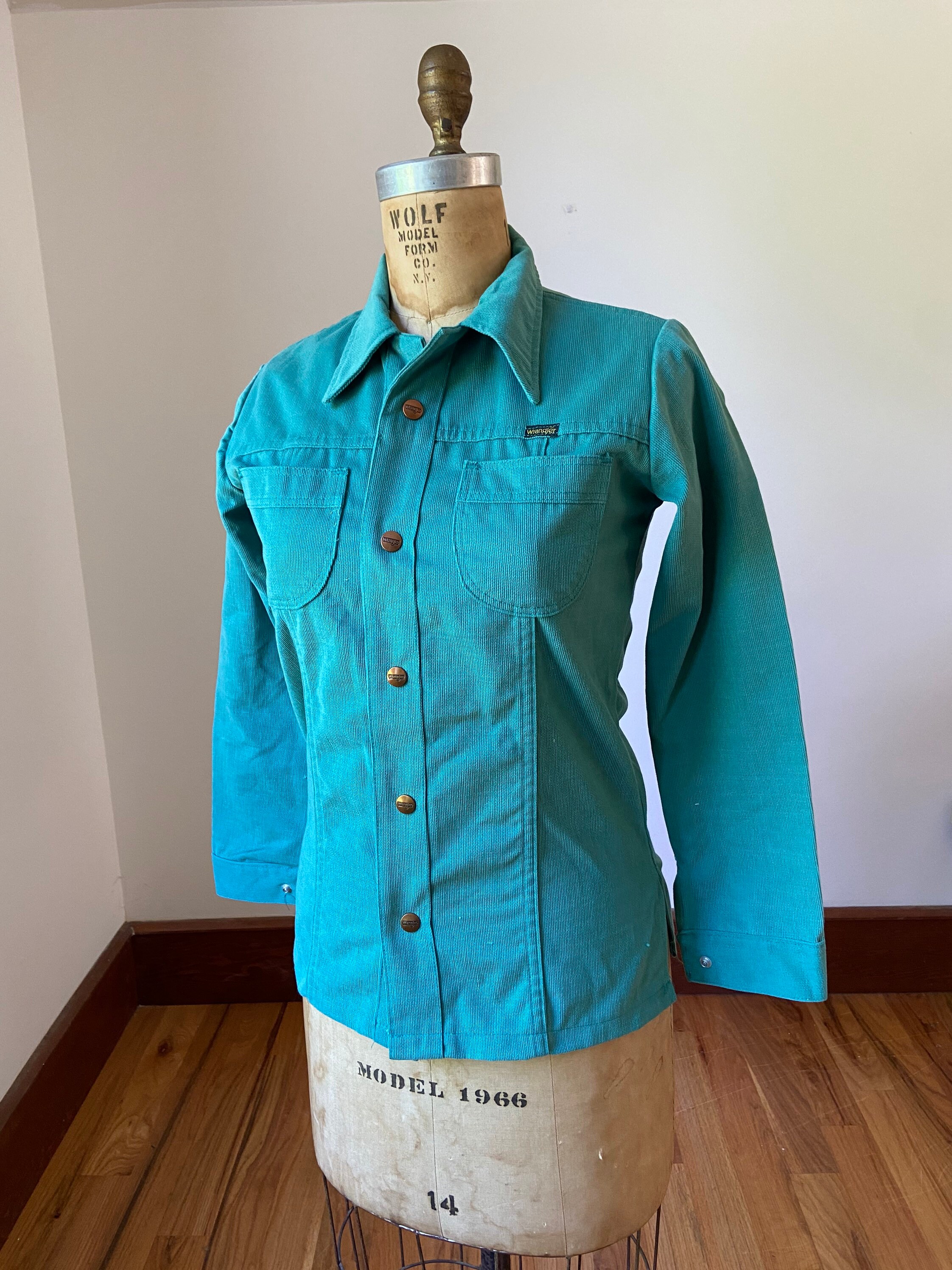 80s 90s Womens Wrangler Corduroy Jacket. Sea Green Color. - Etsy Hong Kong
