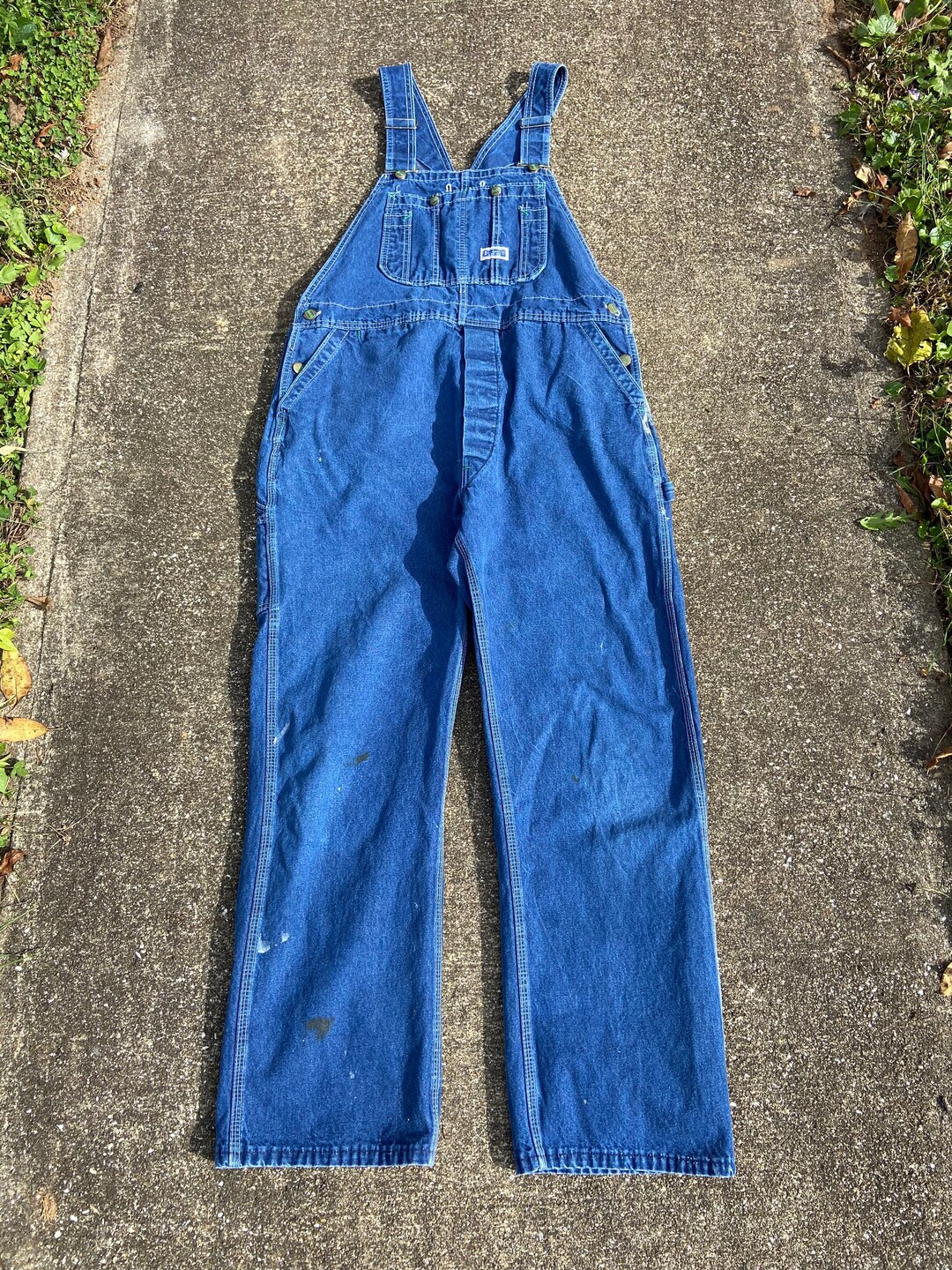 Vintage Big Smith 36x30 Denim Overalls. Button Fly. Made in the USA