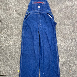 Pointer Brand Denim Low Back Overalls. 30x27. Made in the USA