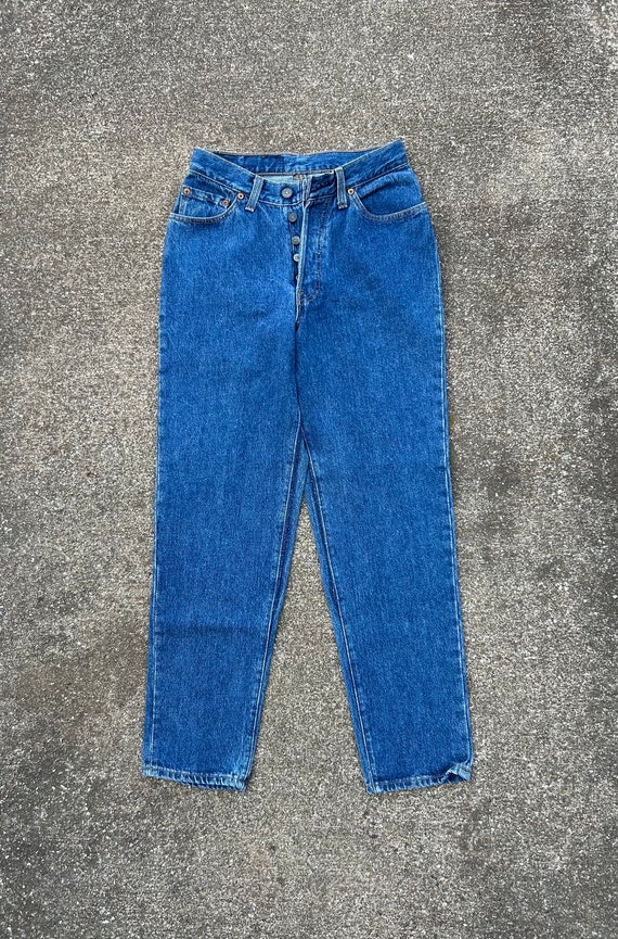 Vintage kids/teen 80s Levi’s 501 24x28(tag 33x34) 