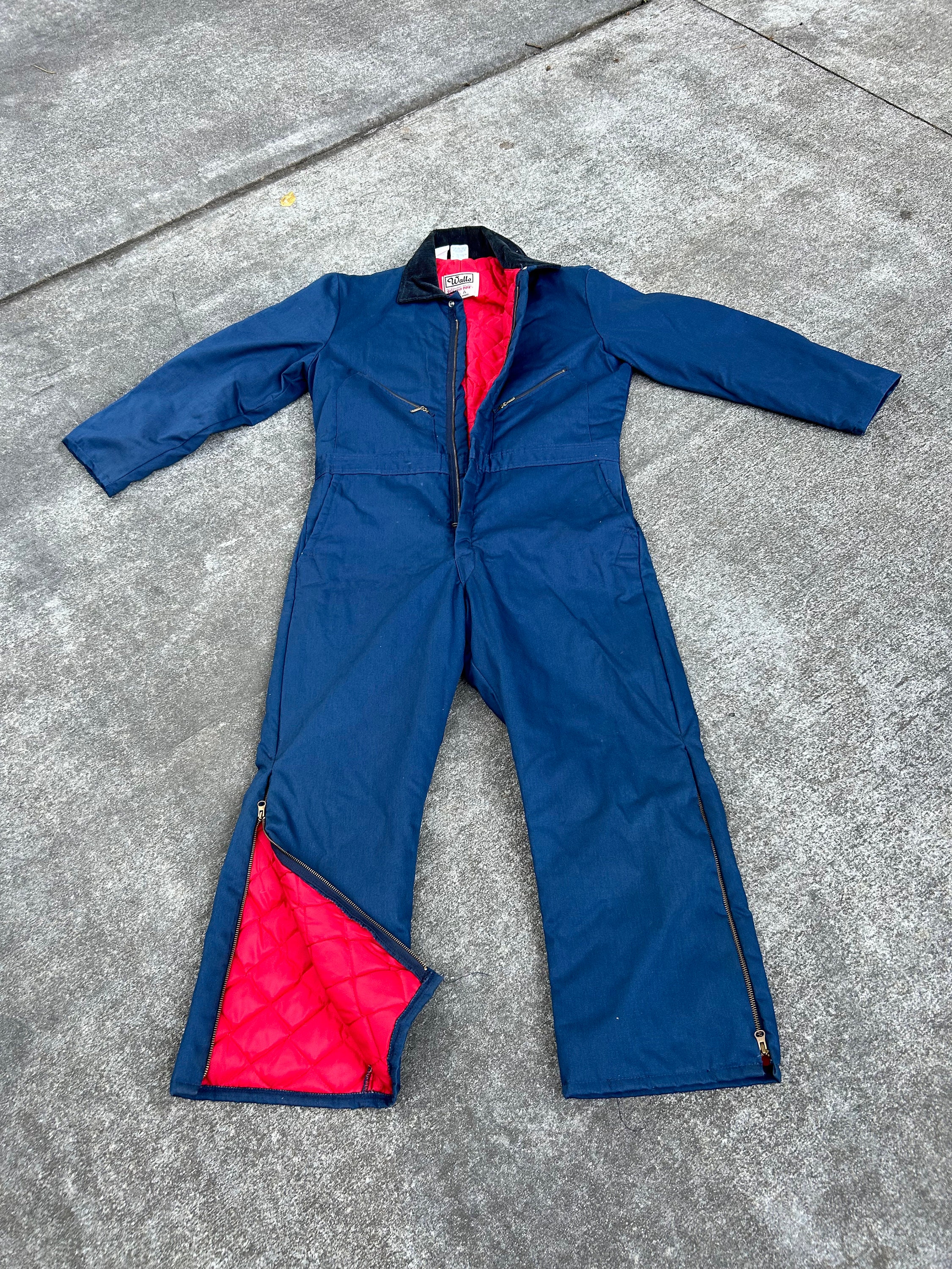 Vintage 40x28 Walls Blizzard-pruf Insulated Coveralls