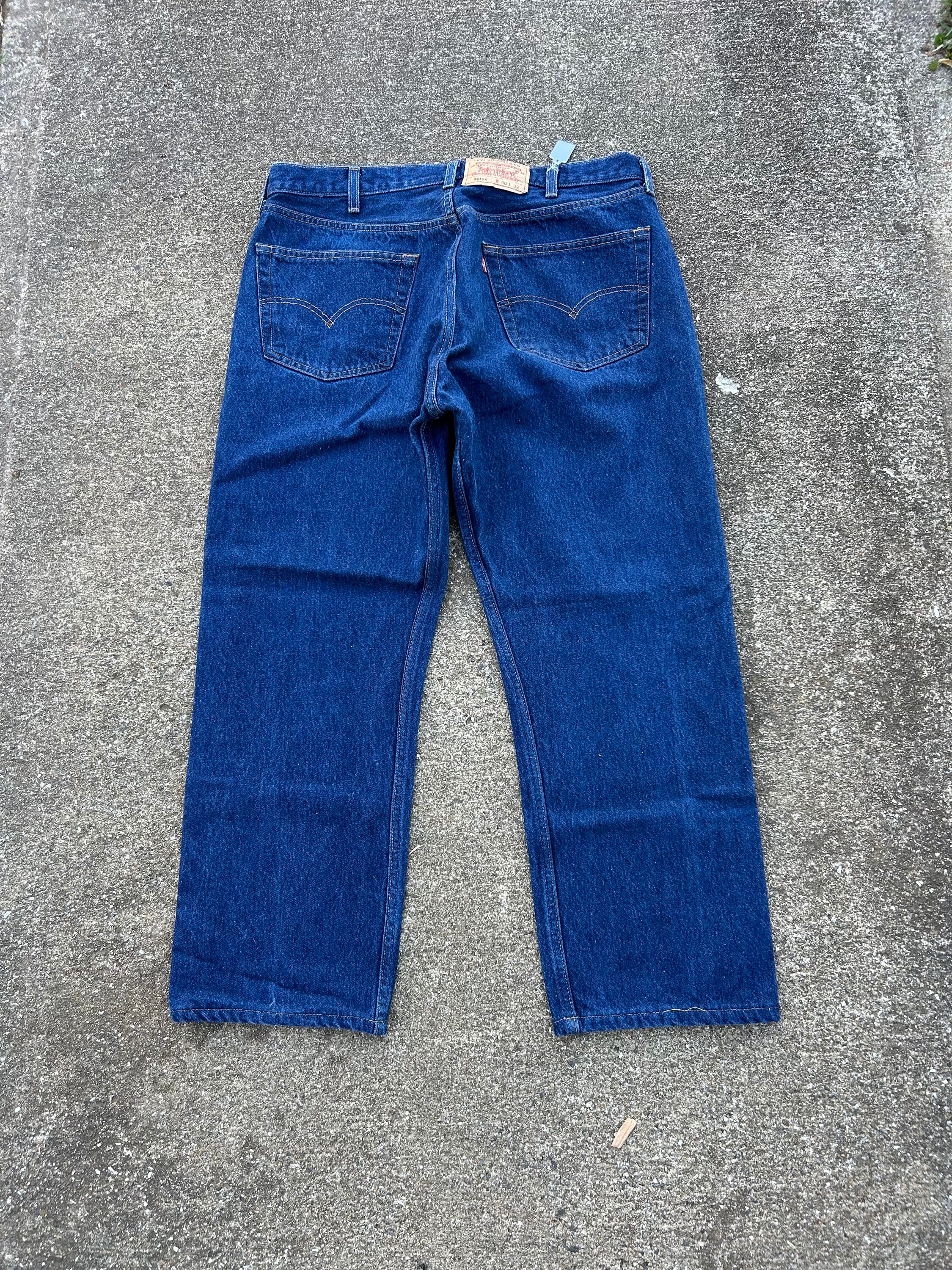 Vintage Levi's 501 Button Fly 36x27(tag 40x32) 100% Cotton