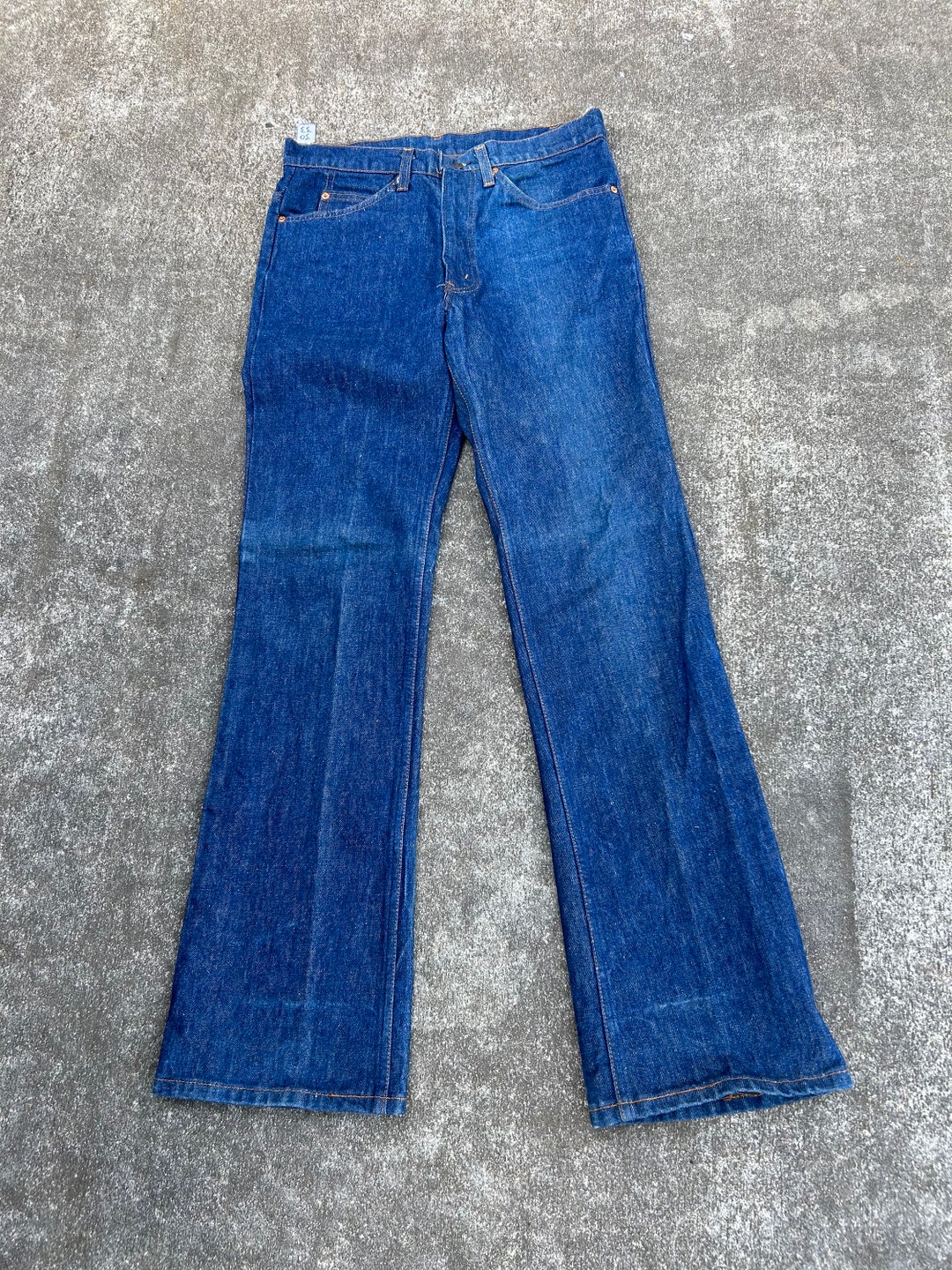 90'S Levi's 20517-0217 Orange Tab Bootcut Denim Pants Made in USA Men's W33 Vintage cotton blue type Vintage Second Hand