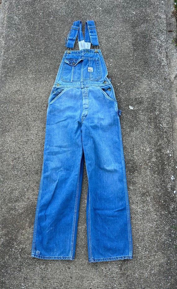 Vintage Pointer Low Back Overalls 25x29.5 Faded and