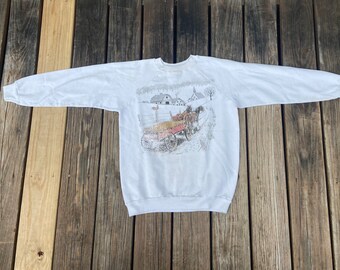 Vintage Hanes Small White Sweatshirt 