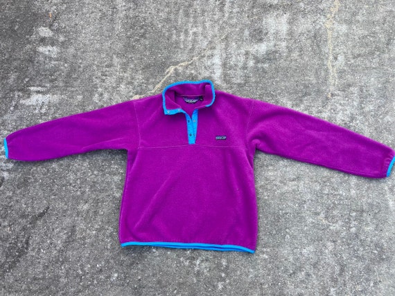 Vintage Patagonia Fleece Purple Magenta 