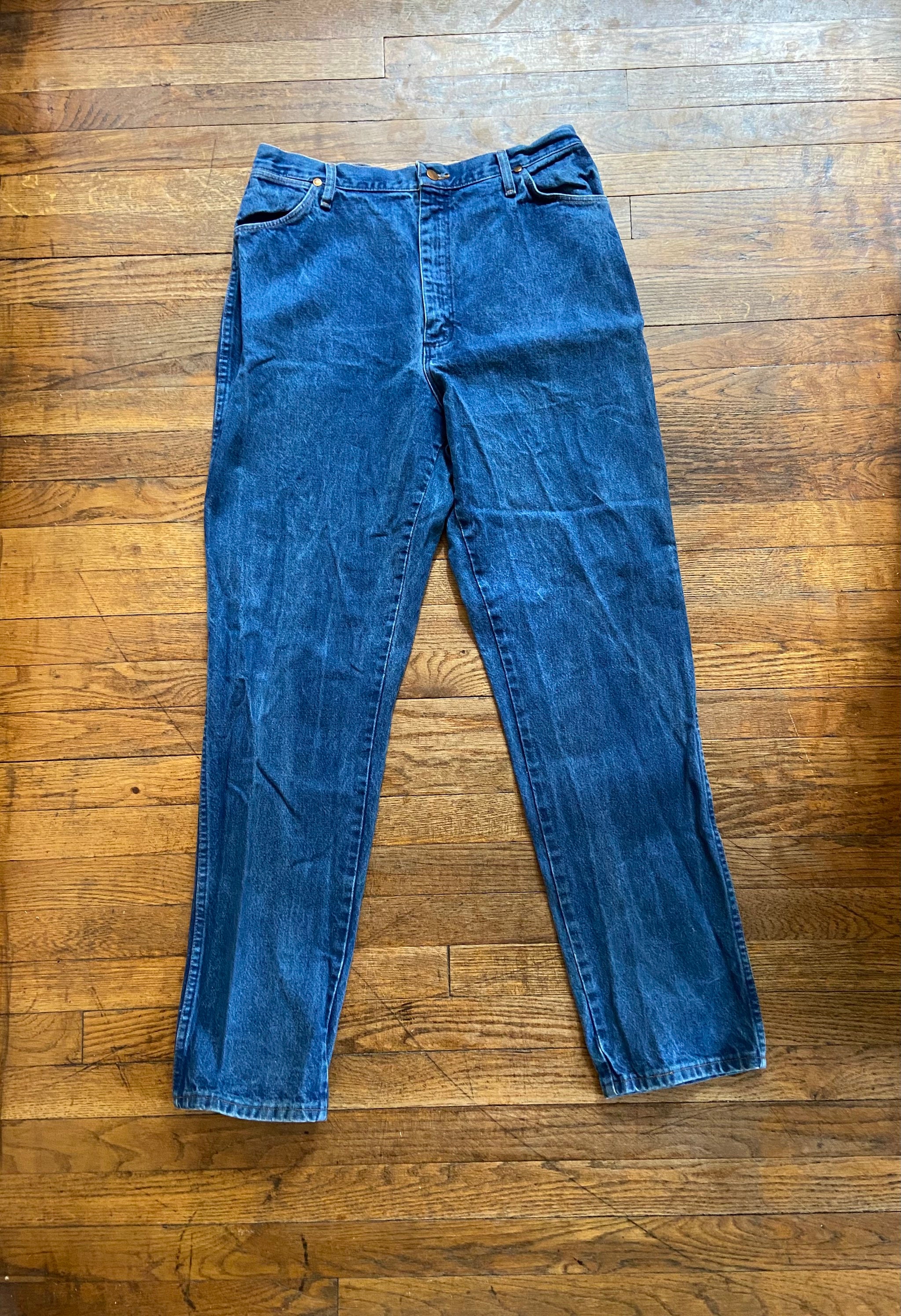 Vintage Wrangler Denim Jeans. 33x33. Lovely Fade. Soft. Made - Etsy