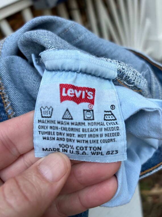 Vintage Levi’s 501 31x34 (tag says 33x36) 100% co… - image 10