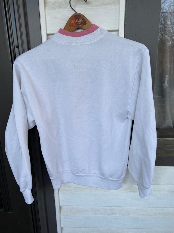 トップス RoseMuse \"Rose original big sweat\" white Rosé original big sweat – BUNNY APARTMENT