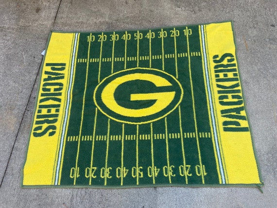 Vintage Green Bay Packers Throw/stadium Blanket. 90% Virgin 