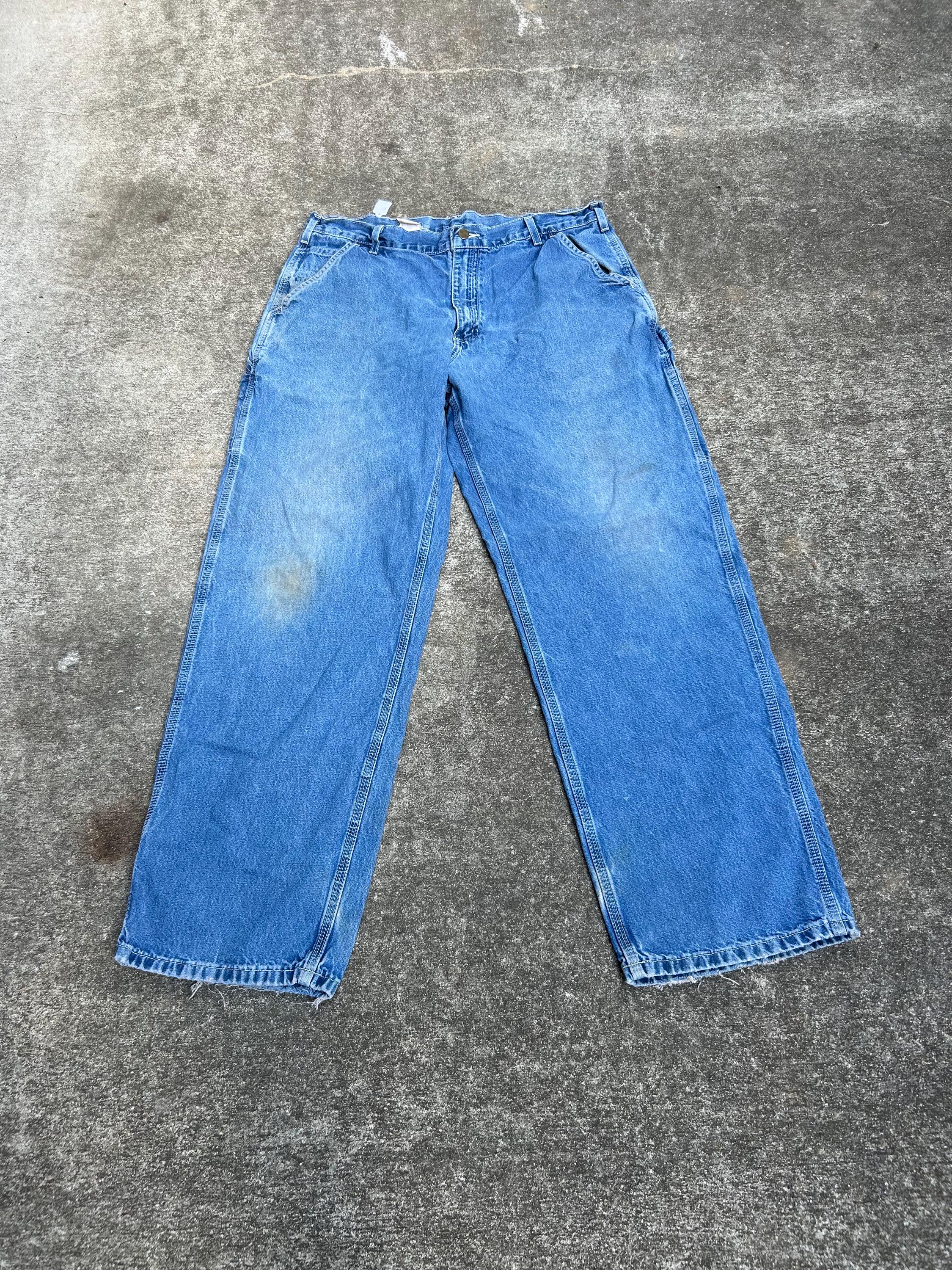 Vintage Carhartt Dungaree Fit Pants Distressed Work