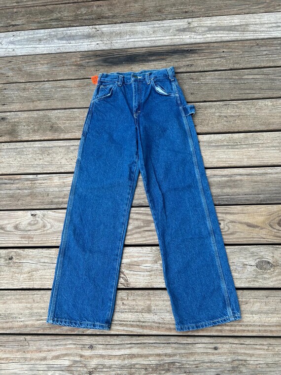 Vintage Pointer Brand 24x29(tag 14) 100 Cotton Denim Dungaree - Main Image