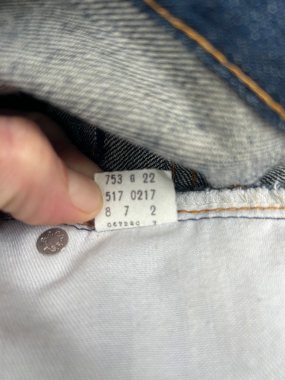 Vintage 70s 80s with flare at the ankle Levi’s re… - image 9