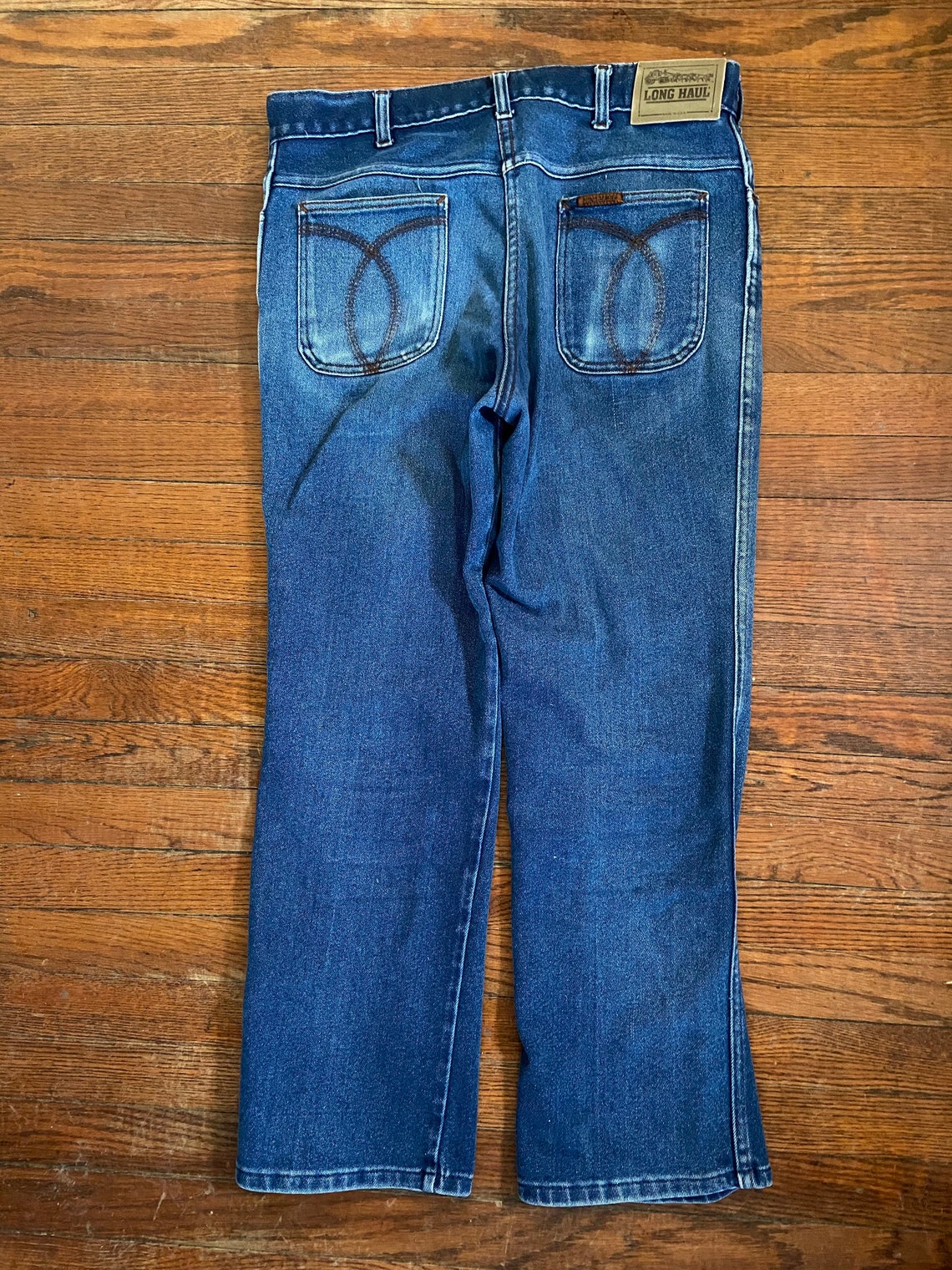 Vintage Denim Long Haul Jeans 34x28. Super Soft With Fantastic - Etsy