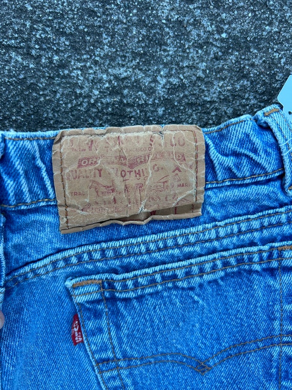 Vintage 90s Levi’s 501 button fly 25x31(tag ?) 10… - image 3