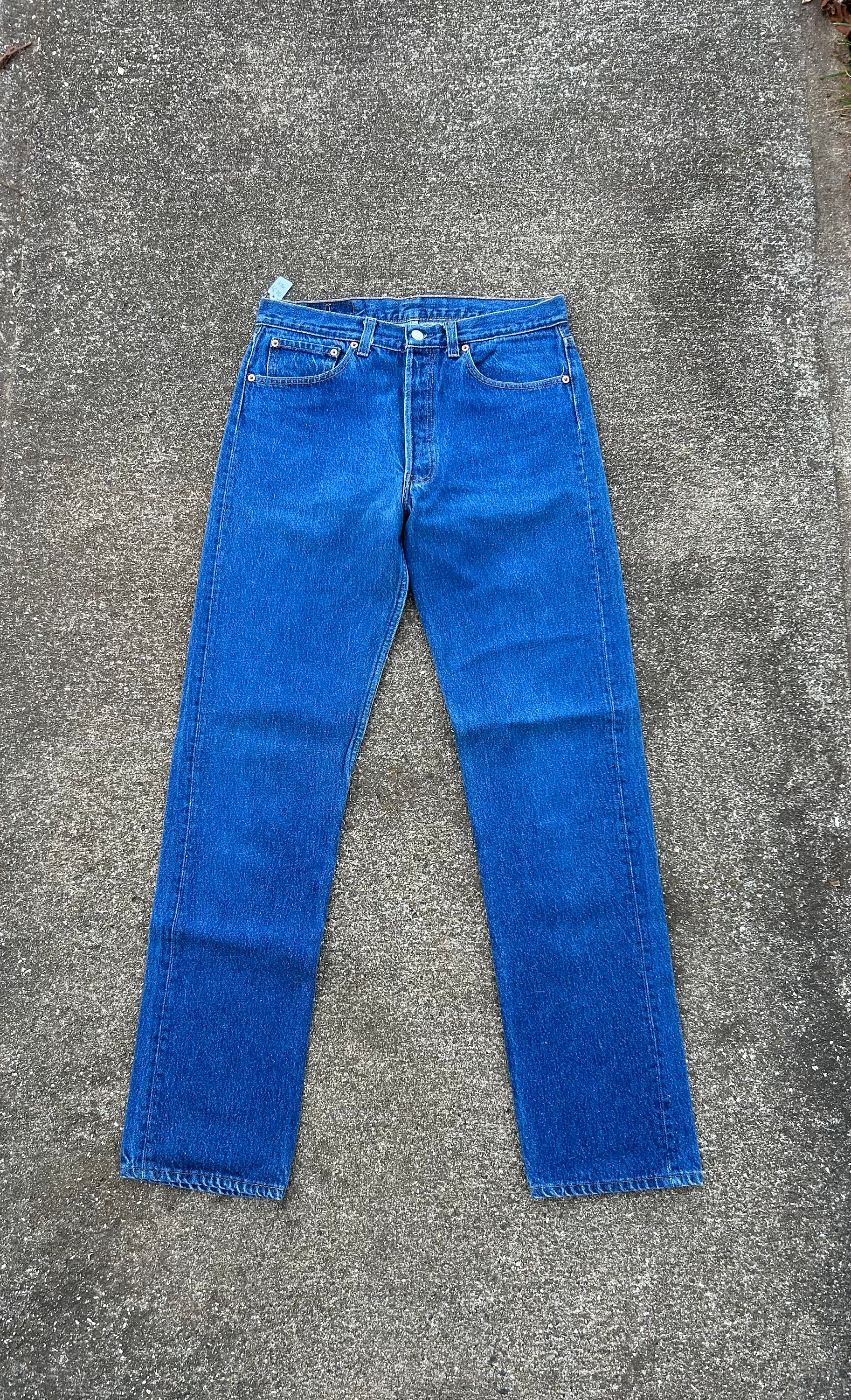 Vintage Late 80s Early 90s Levi's 501 32x34(tag Says 34x38) 100