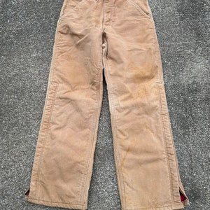 Carhartt Mens Pants Fleece Lined 