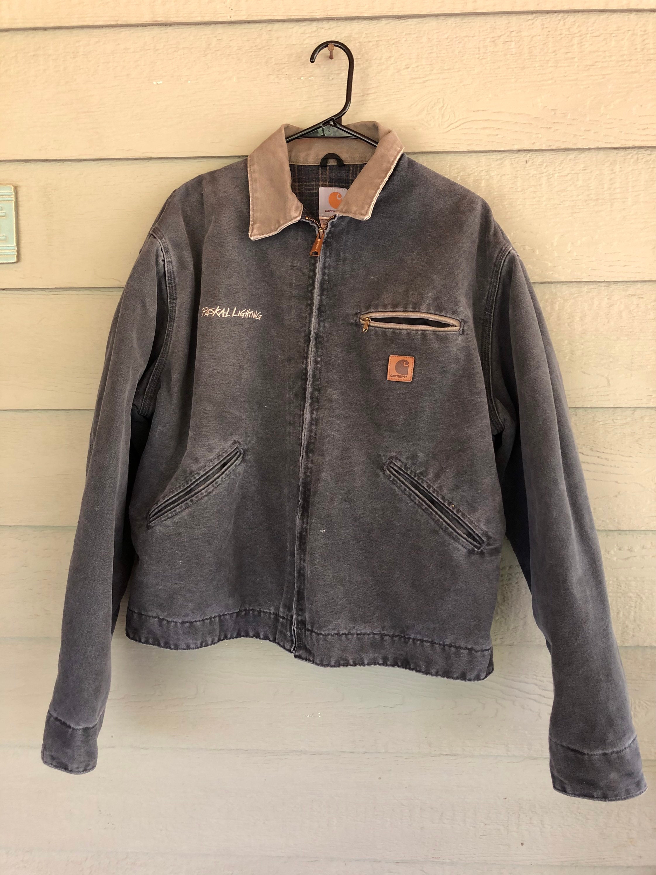 Carhartt J97 PTL Sandstone Green Detroit Jacket Blanket Lined. - Etsy
