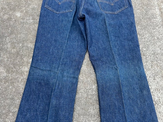 Vintage 70s 80s with flare at the ankle Levi’s re… - image 6