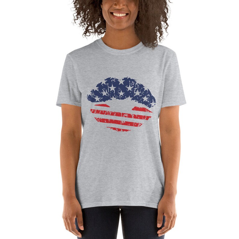 Red White and Blue Lips Family Independence Day Shirts - Etsy