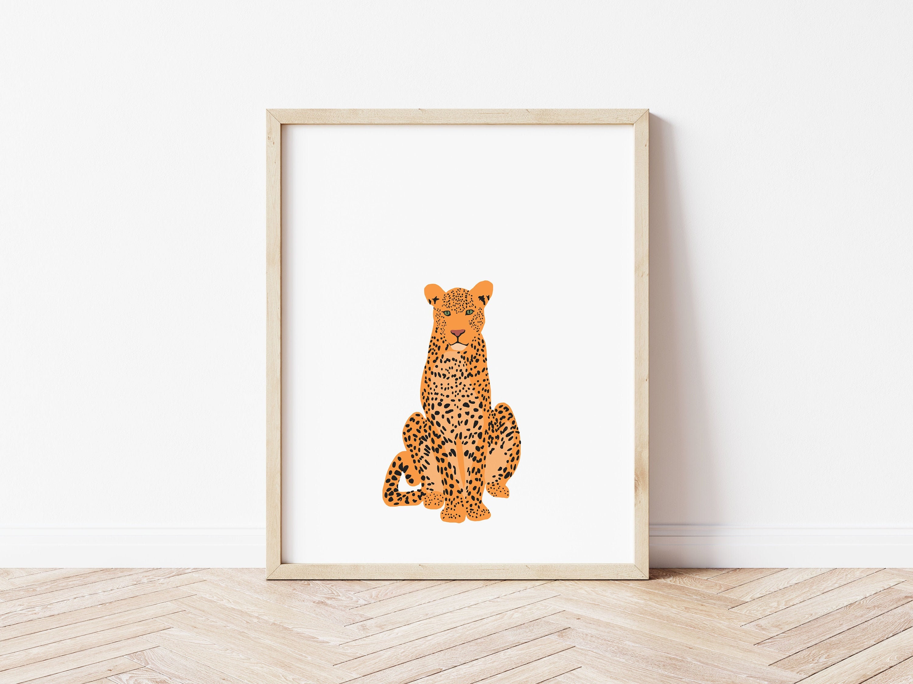 Leopard print Nursery art Animal Print Baby gift Jungle Etsy