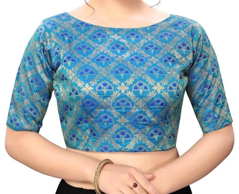 Designer readymade blouse indian saree blouse brocade blouse for saree