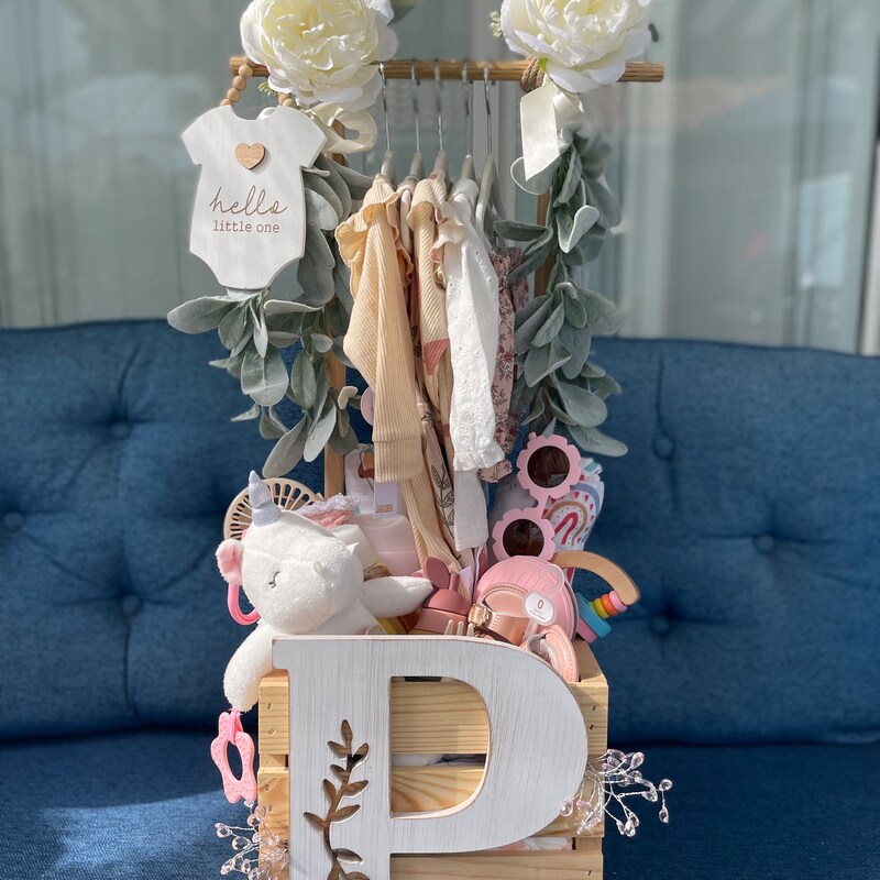 Baby Shower Basket Clothing Rack - Etsy