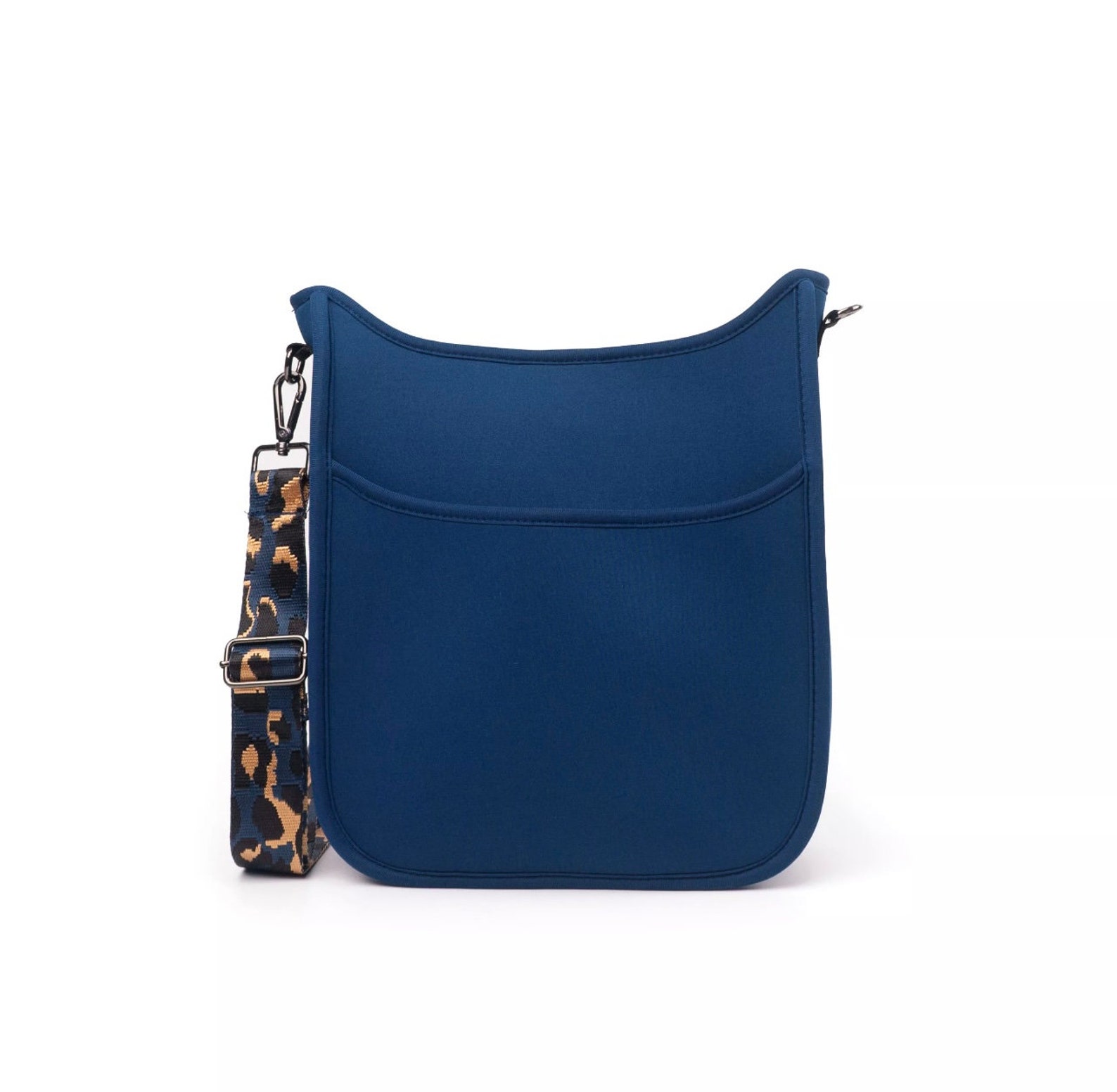 Blue or Black Neoprene Crossbody Bag Messenger Bag Crossbody Etsy