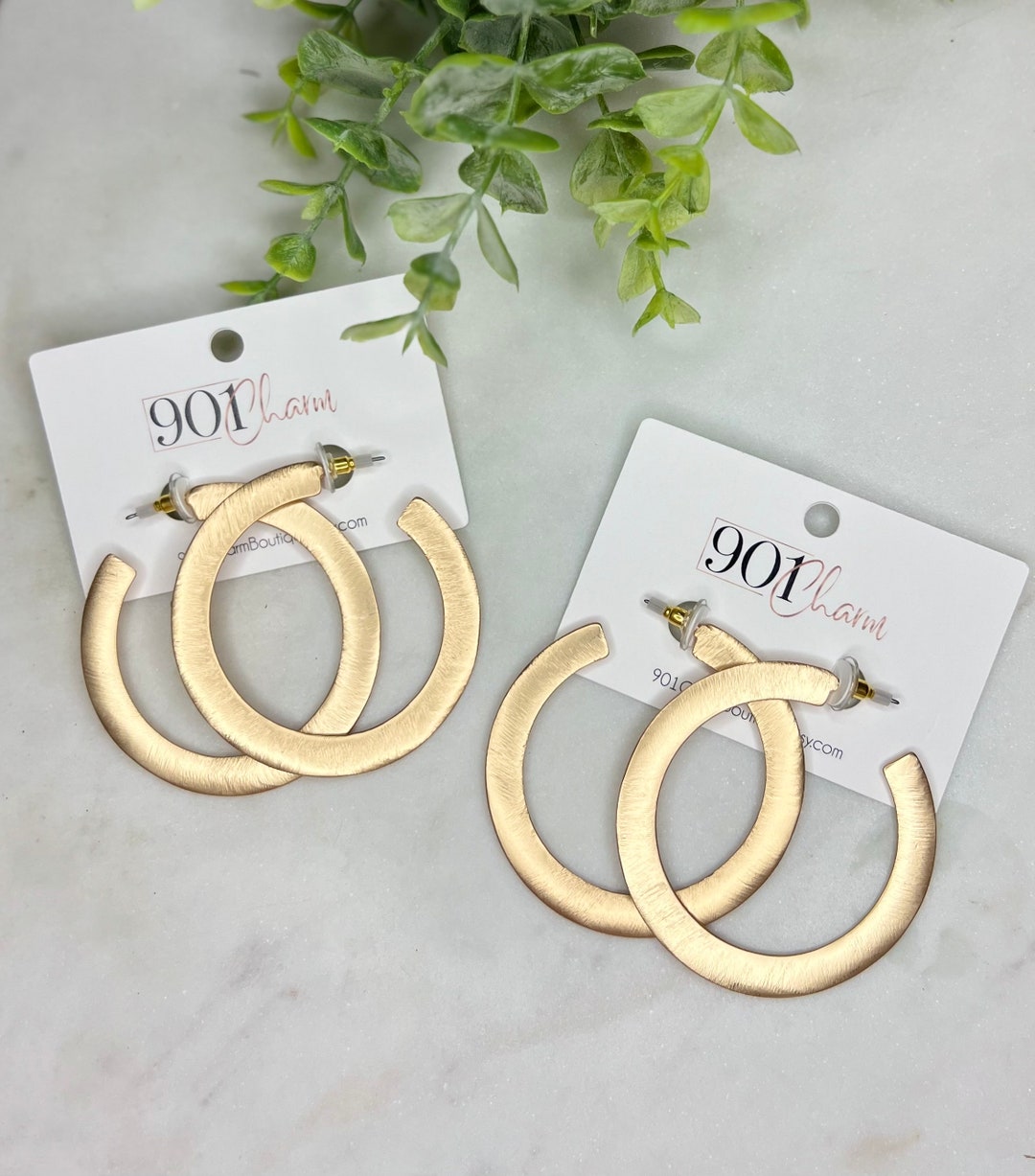 retro gold hoops