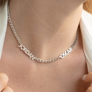Gift for Dads Moms, Kids Name Necklace, Children Names Necklace, Personalized Gift, Multiple Name Necklace, Personalized Jewelry