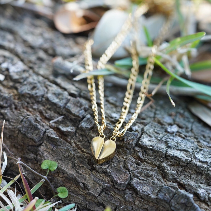 Best Friend Necklace Magnetic Etsy Best Friend Necklace Magnetic Etsy