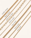 18K Gold Chain Necklace, Cable Chain, Paperclip Chain, Twist Chain, Figaro, Curb Chain, Pearl Bead Chain, Chain for kids, Mothers Day Gift